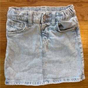 Girls Blue Denim Skirt (4T)
